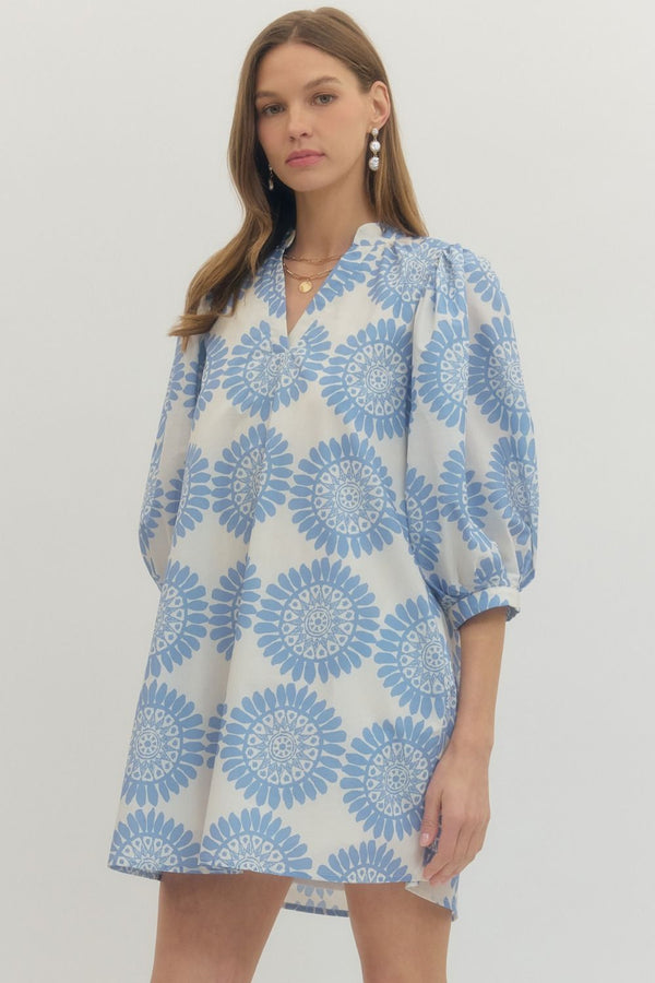 Wait and See Floral Mini Dress