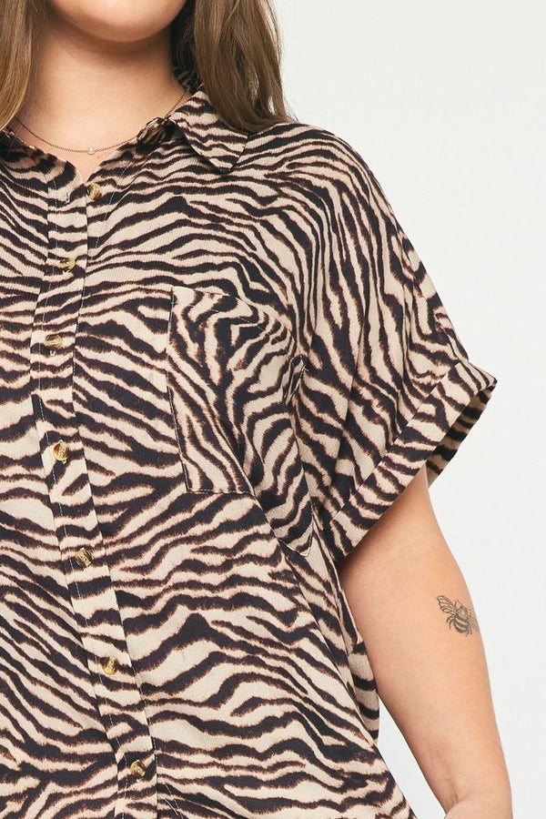 Roaming Around Button Down