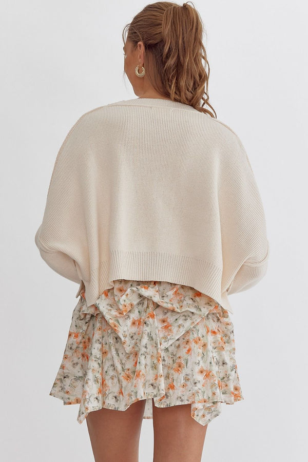 Sweet In It Sweater Cream