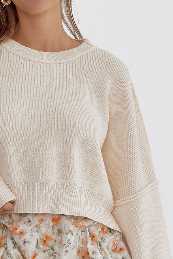 Sweet In It Sweater Cream