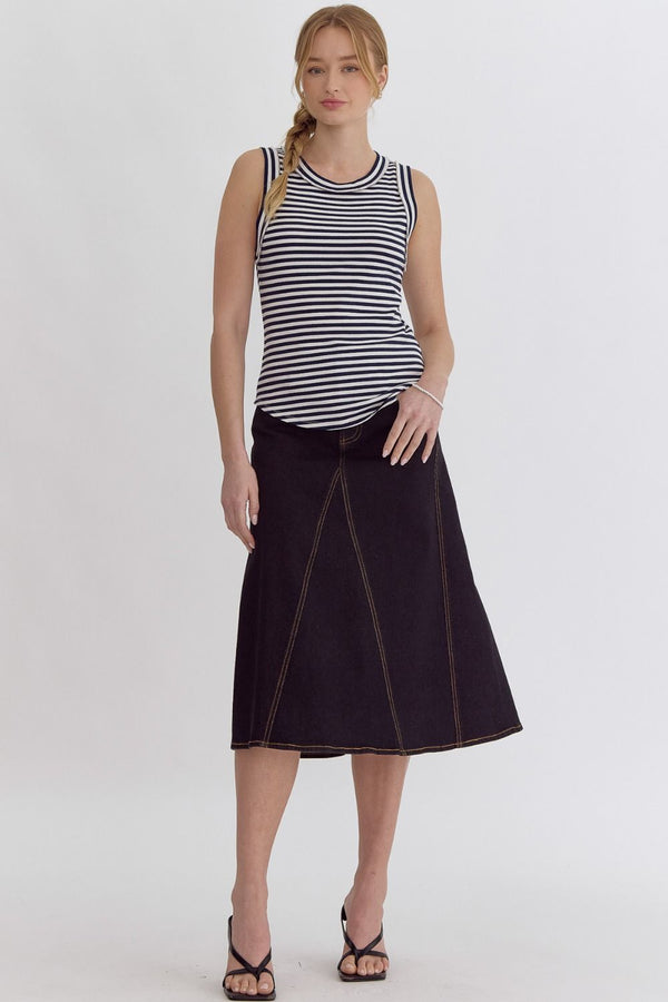 Seaside Summer Striped Tank