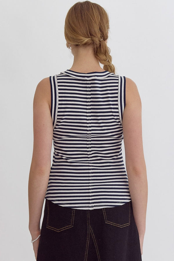 Seaside Summer Striped Tank