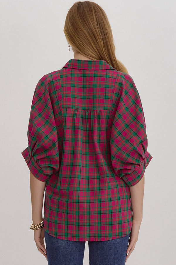 Plaid Days Ahead Top