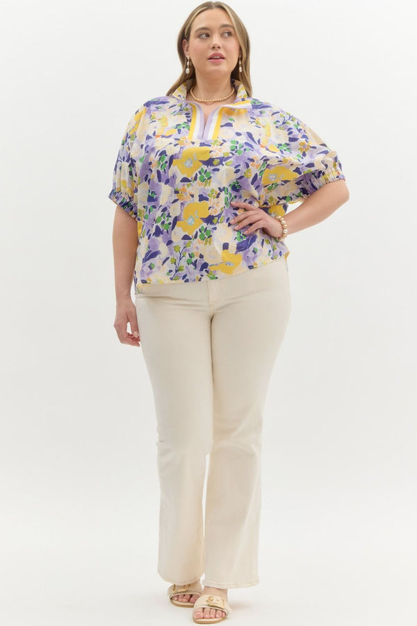 February Flowers Top