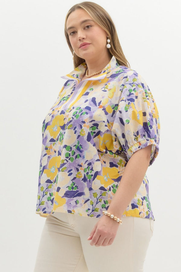 February Flowers Top