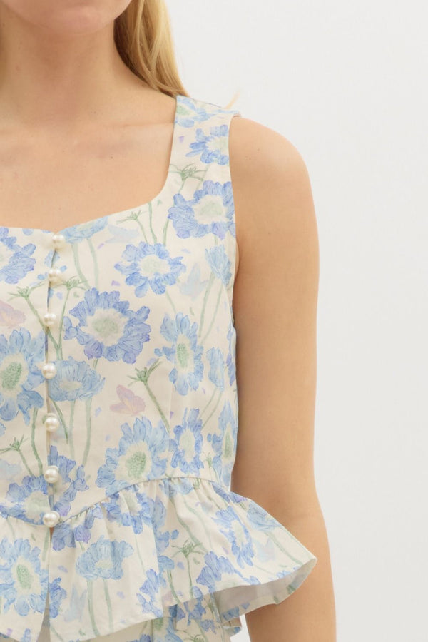 Petal & Peplum Set