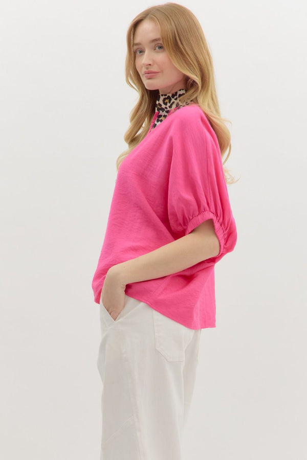 Little Touch of Leopard Top | Regular and Plus