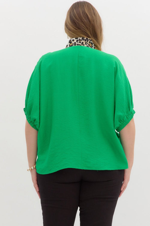 Little Touch of Leopard Top | Regular and Plus