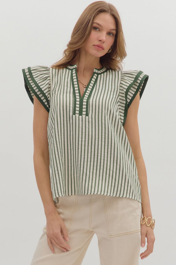 Simple Standards Stripe Top