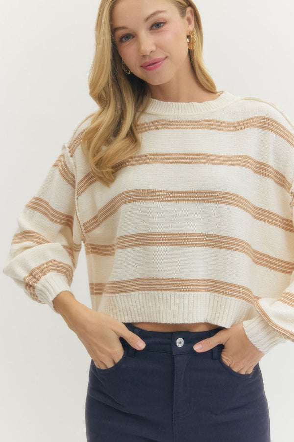 The Coffee Break Stripe Knit