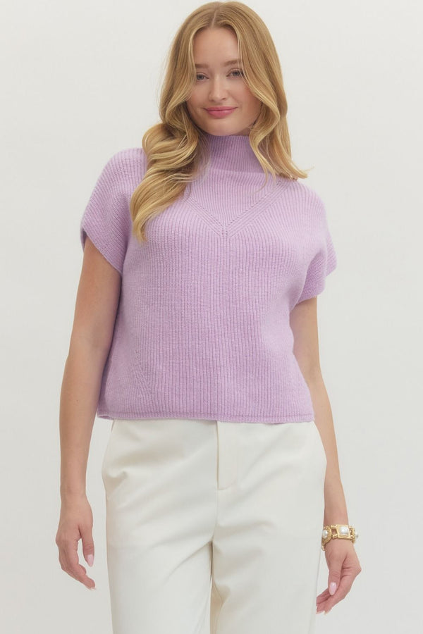The Sweet & Chic Sweater Tee | Lavender