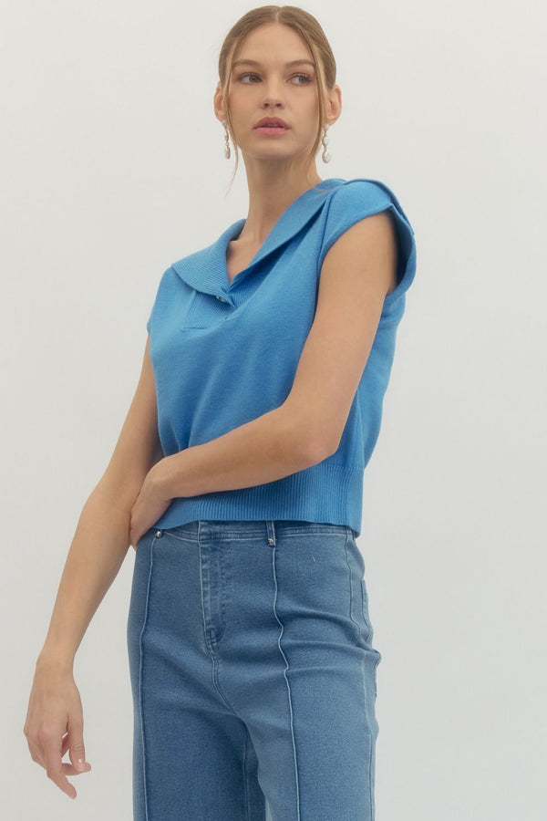 Coastal Chic Sailor Sweater Top