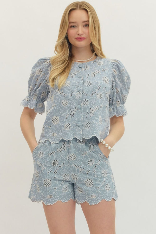 The Sweet Statement Lace Top
