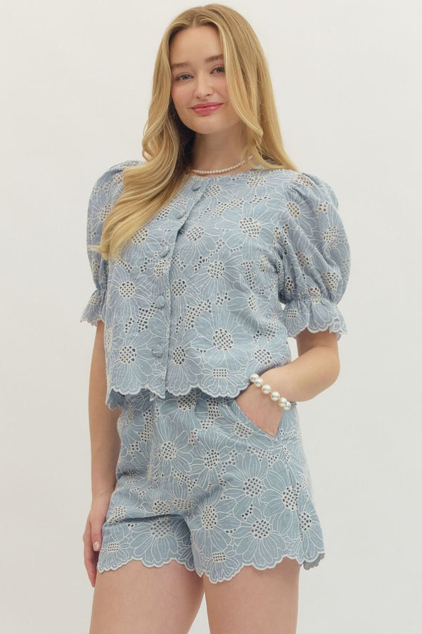 The Sweet Statement Lace Top