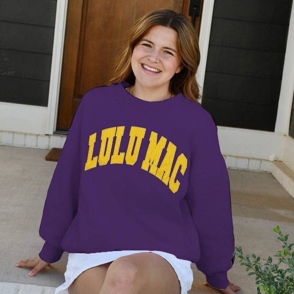 Purple Yellow LULU MAC Sweatshirt
