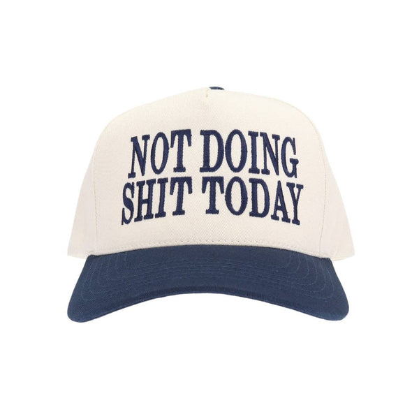 Not Doing Shit Embroidered Trucker Hat
