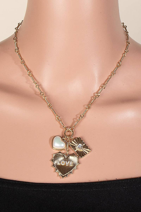 Heart Love Charm Necklace
