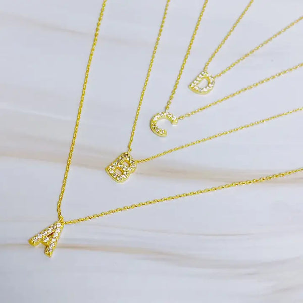 Understated Beauty Initial Necklace