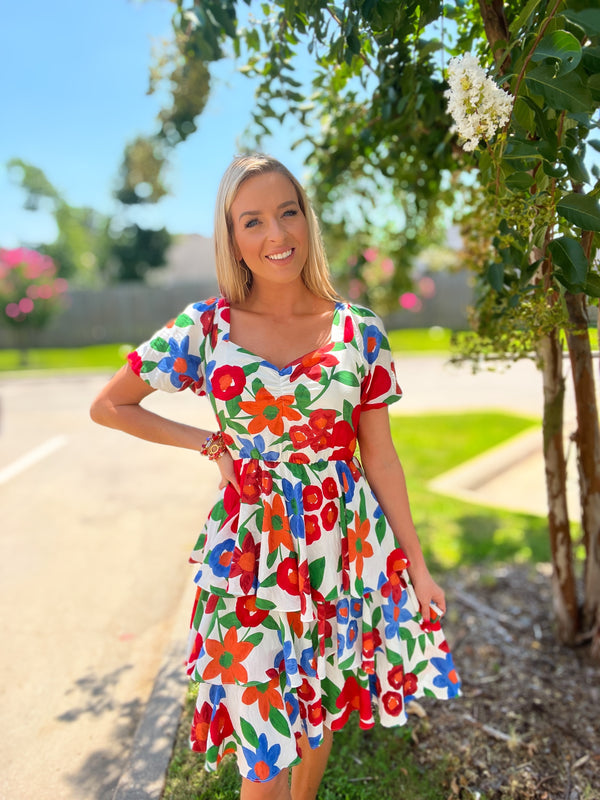 Take Me Through The Flowers Dress - Regular and Plus