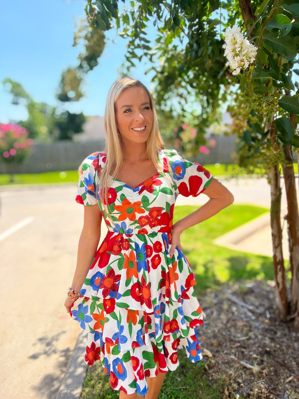 Take Me Through The Flowers Dress - Regular and Plus