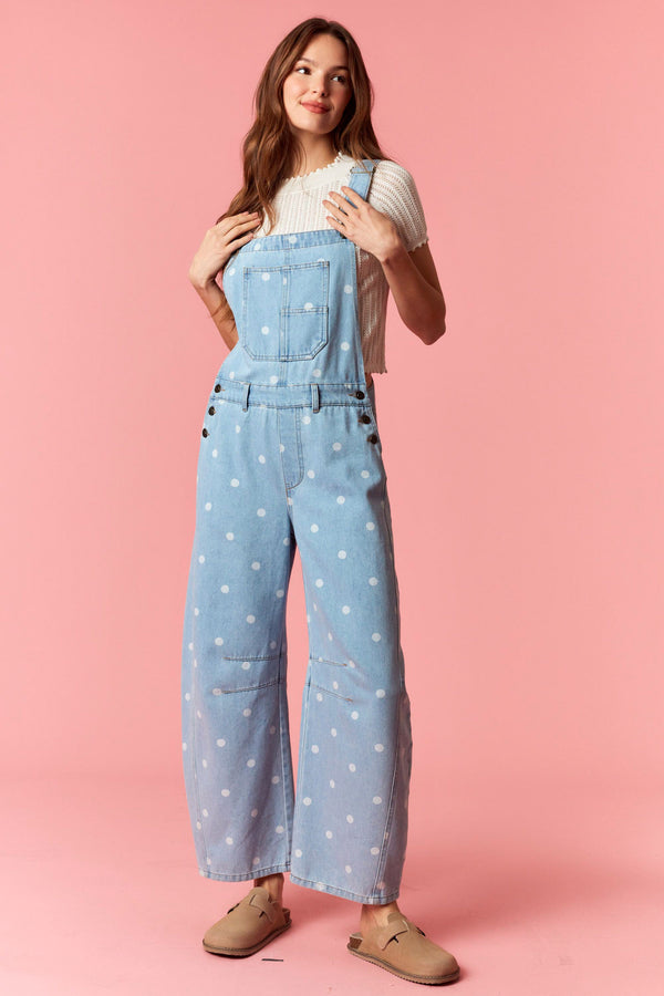 The Playful Polka Dot Overalls