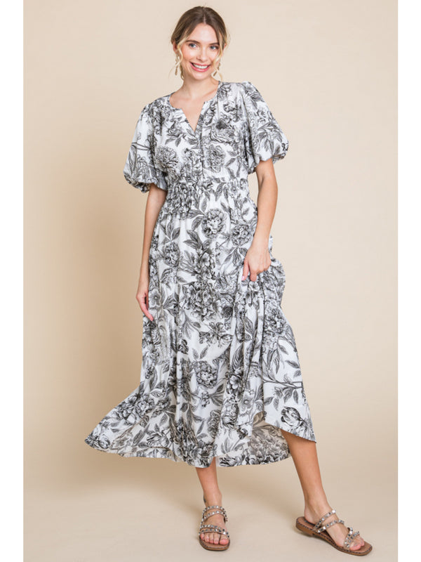 Be Mine Floral Maxi Dress