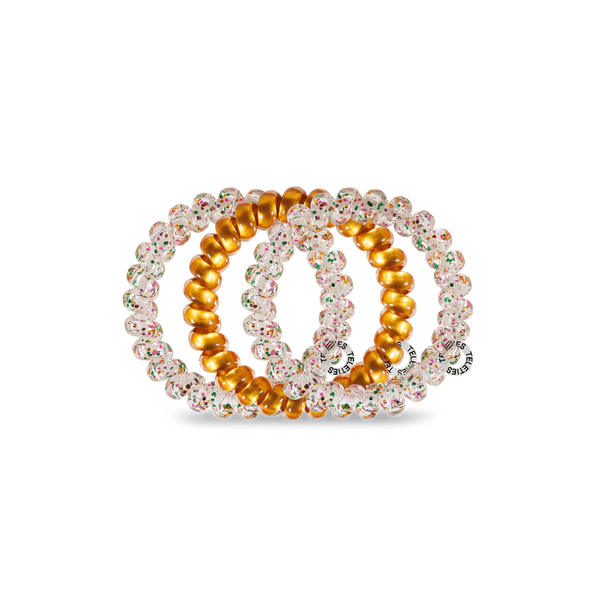 Mardi Party Teletie Hair Tie