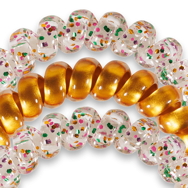 Mardi Party Teletie Hair Tie