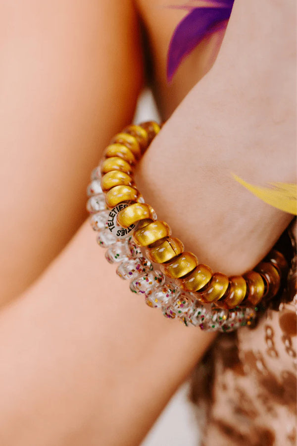 Mardi Party Teletie Hair Tie