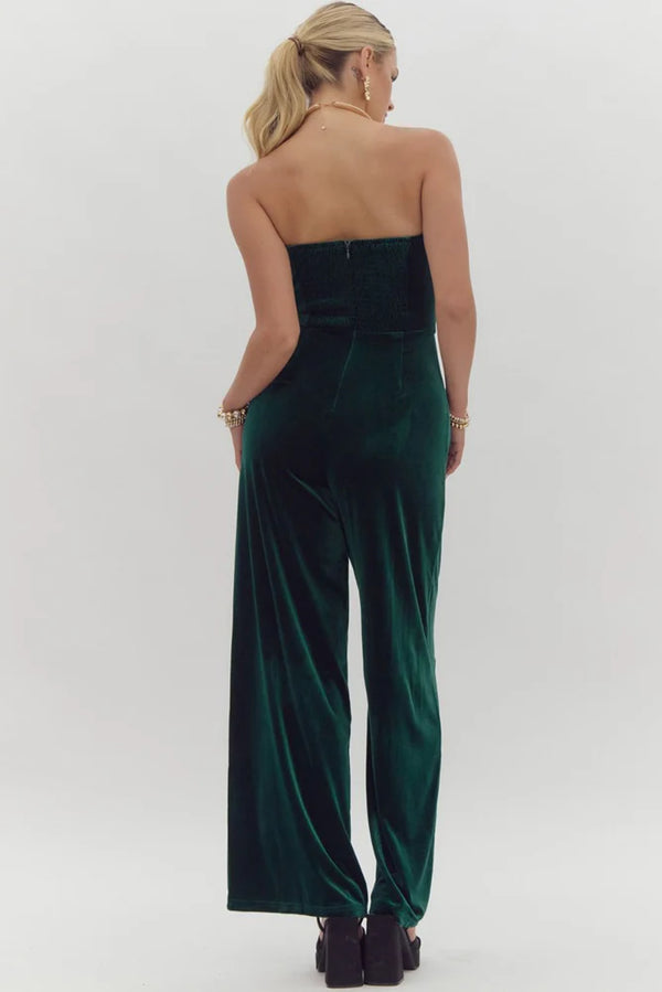 Sequin Velvet Jumpsuit
