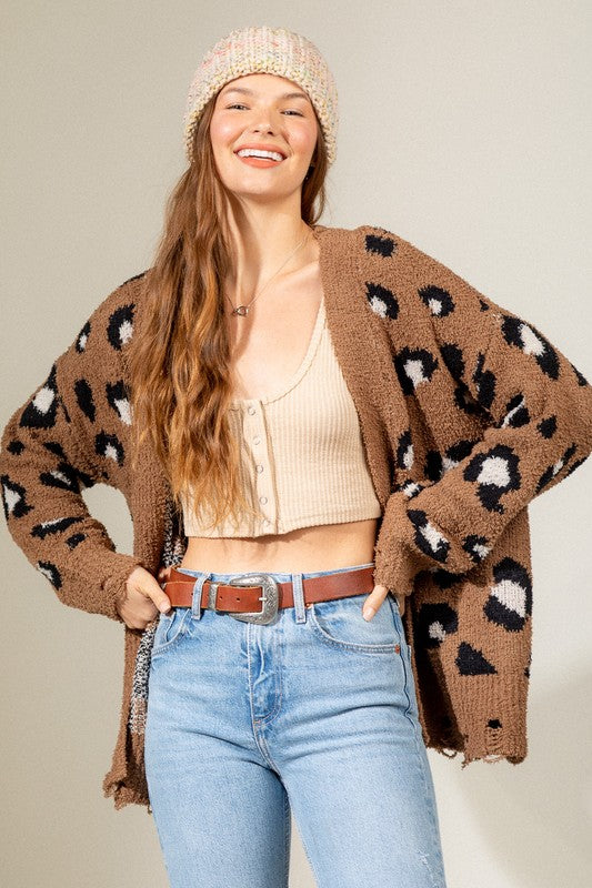 Keep Me Cozy Leopard Cardigan