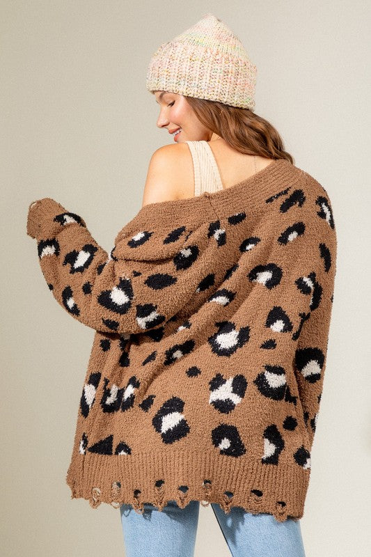 Keep Me Cozy Leopard Cardigan