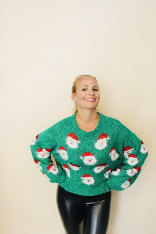 Santa Claus Lane Sweater - Green