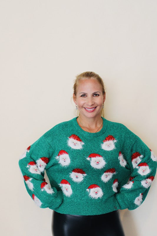 Santa Claus Lane Sweater - Green