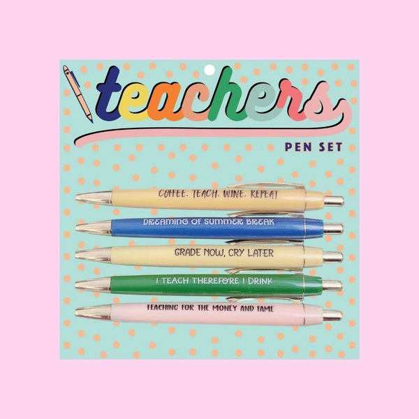 Teacher Funny Pen Set
