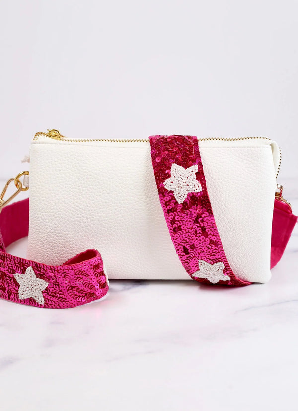 Sammy Star Sequin Purse Strap