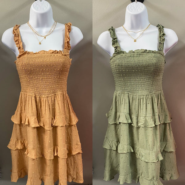 Autumn Dreams Smocked Dress