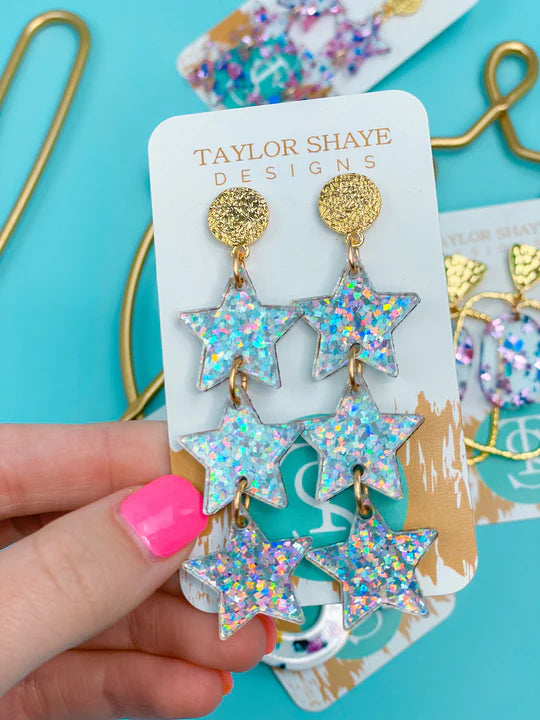 Triple Star Acrylic Drops