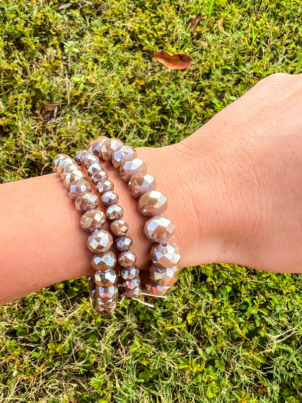 Shine Bright Beaded Bracelet - Various Colors!