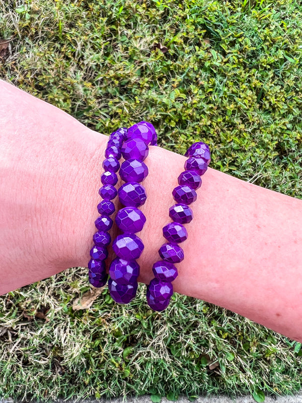 Shine Bright Beaded Bracelet - Various Colors!
