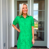 Emerald Isle Eyelet Dress