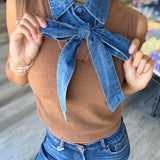 Put A Bow On It Knit Top