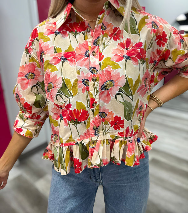 The Fresh Pick Floral Top