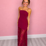 Always Yours Lace Maxi Dress