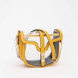 Jade Clear Gameday Saddle Crossbody Bag