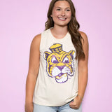 LSU Vintage Tiger (Licensed) Tank | Butter