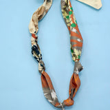 Handcrafted Scarf Interchangeable Charm Necklace |