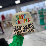 Happy Camper Leopard Hat