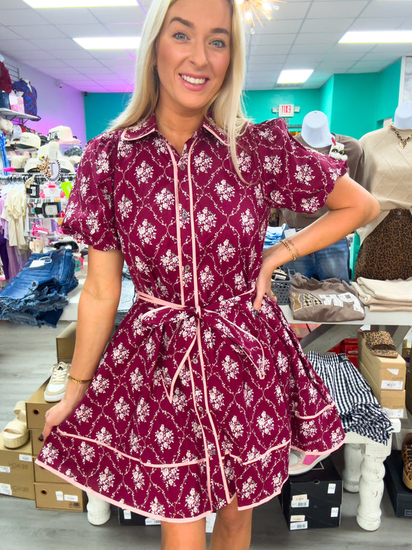 The One For You Dress | Burgundy