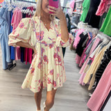 Feeling Radiant Dress- Cream